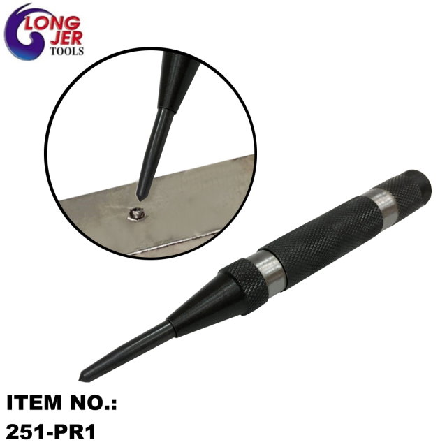 HEAVY-DUTY STEEL AUTOMATIC CENTER PUNCH